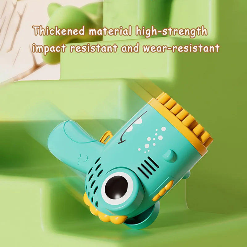 Dinosaur Electric Bubble Gun